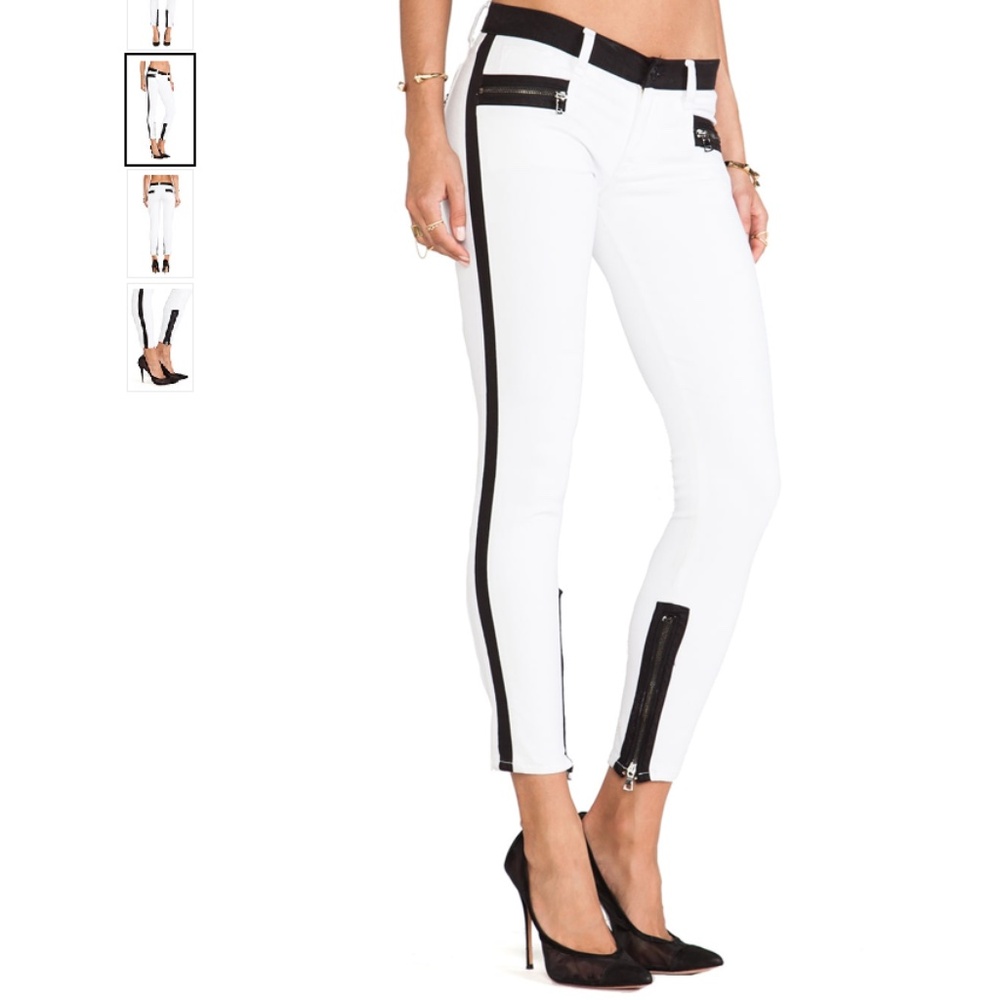 Hudson Chelsea Retreat Colorblock‎ Super Skinny Jeans Size 30 - Picture 3 of 13